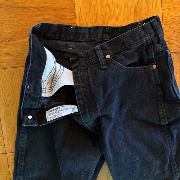 Wrangler Men's Dress Pants - Dark Blue - Picture 3 of 3